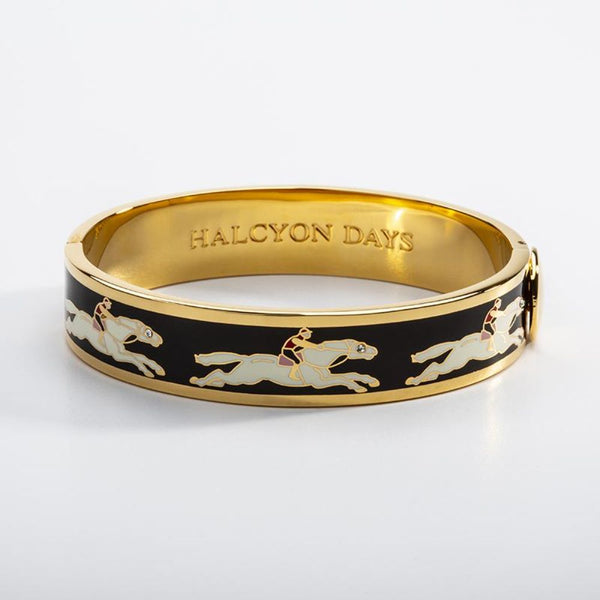 Halcyon Days outlet Enamel Bangle Bracelet NWOT