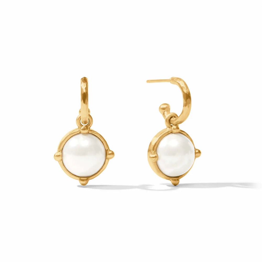 Julie Vos Honeybee Hoop & Charm Earring