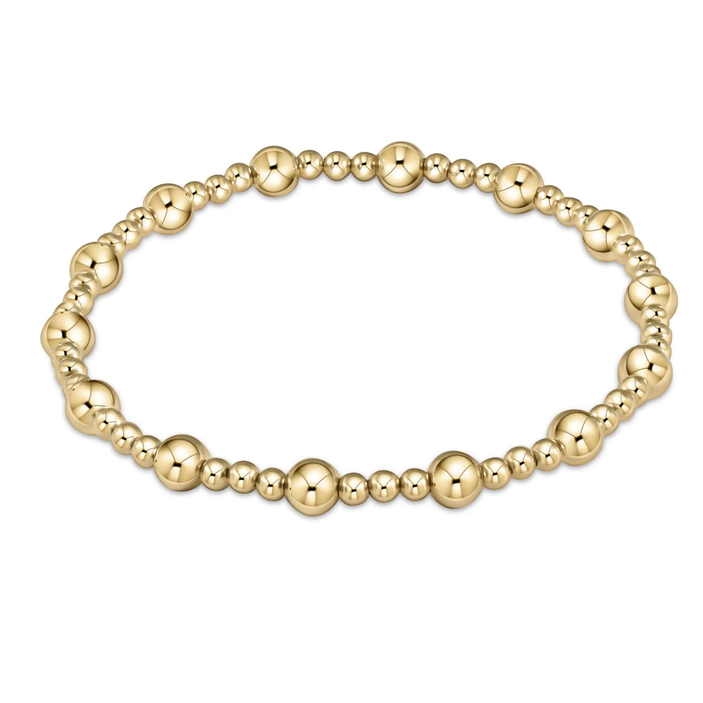 Enewton Classic Sincerity Pattern Beaded Bracelet - Gold – Smyth Jewelers