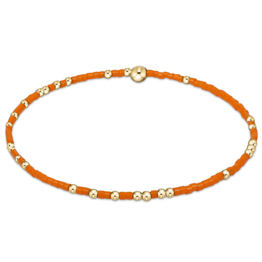 enewton 5.5" egirl Gameday Hope Unwritten Bracelet -Orange