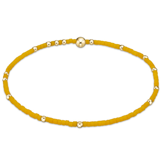 enewton 7.25" extends  Gameday Hope Unwritten Bracelet - Golden Yellow