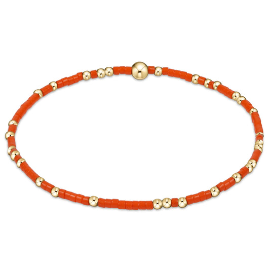 enewton 5.5" egirl Gameday Hope Unwritten Bracelet -Bright Orange