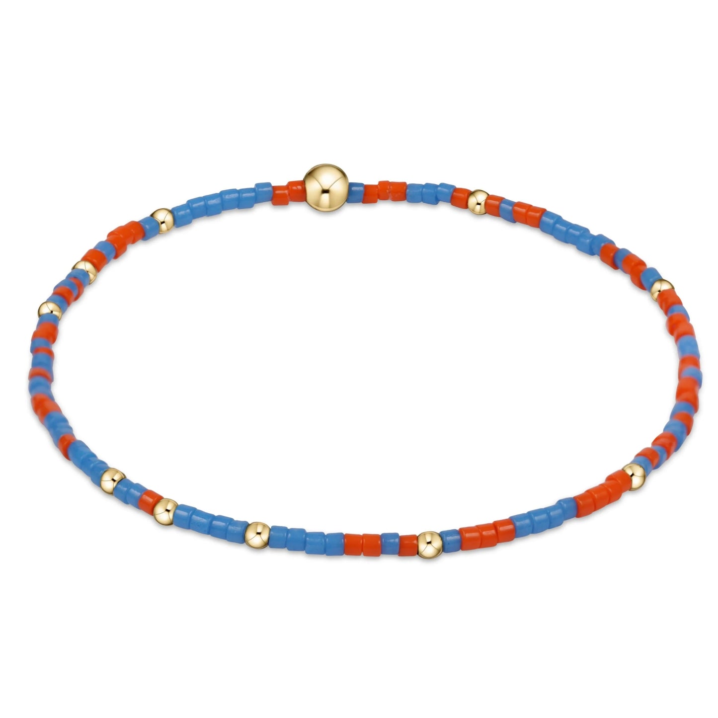 enewton 7.25" extends  Gameday Hope Unwritten Bracelet - Bright Orange Cobalt