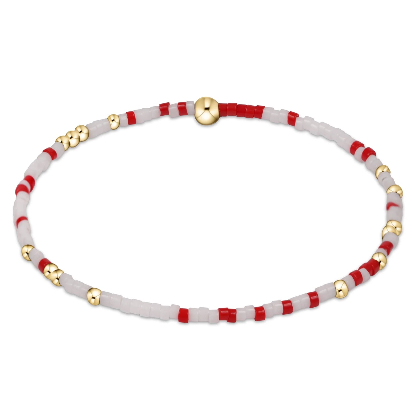 enewton 7.25" extends  Gameday Hope Unwritten Bracelet - Bright Red White