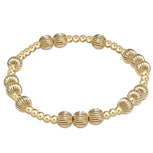 enewton 6.25" Hope Unwritten Dignity Bead Bracelet-Gold 6mm