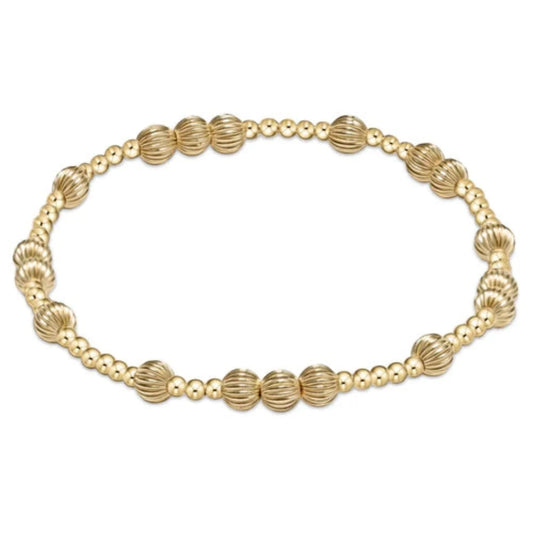 enewton 6.25" Hope Unwritten Dignity Bead Bracelet-Gold 5mm