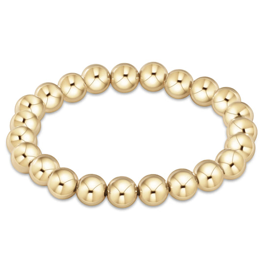 enewton 6.25" Classic Gold Bead Bracelet - 8mm