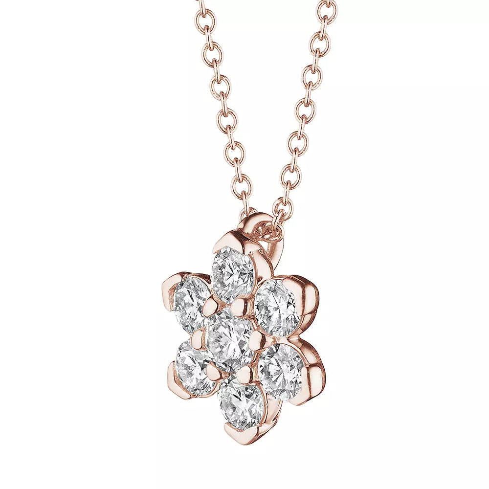 Verragio 18k Gold Medium Star Diamond Pendant Necklace