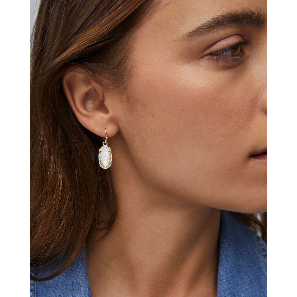 Lee gold drop earrings shop