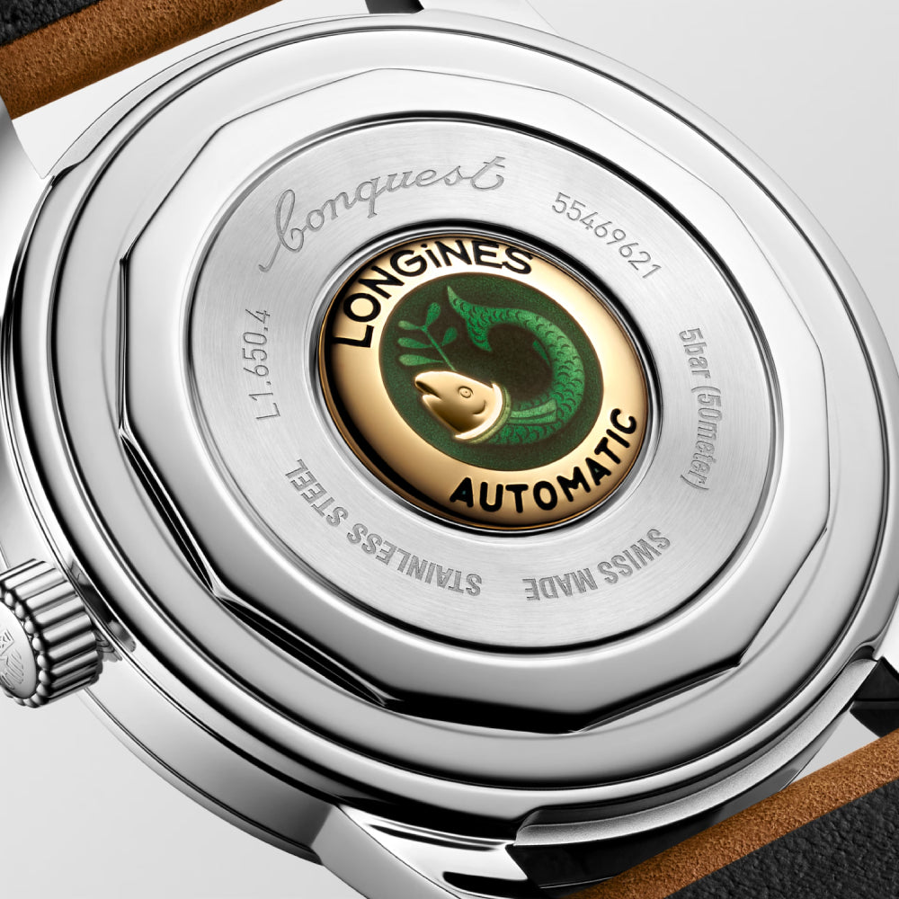 Longines Conquest Heritage 40mm Automatic Power Reserve Watch