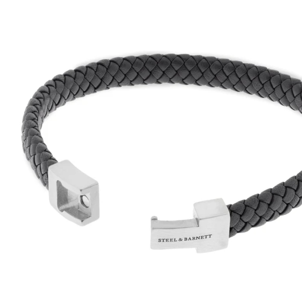 Steel & Barnett Men's Leather "Archie" Bracelet