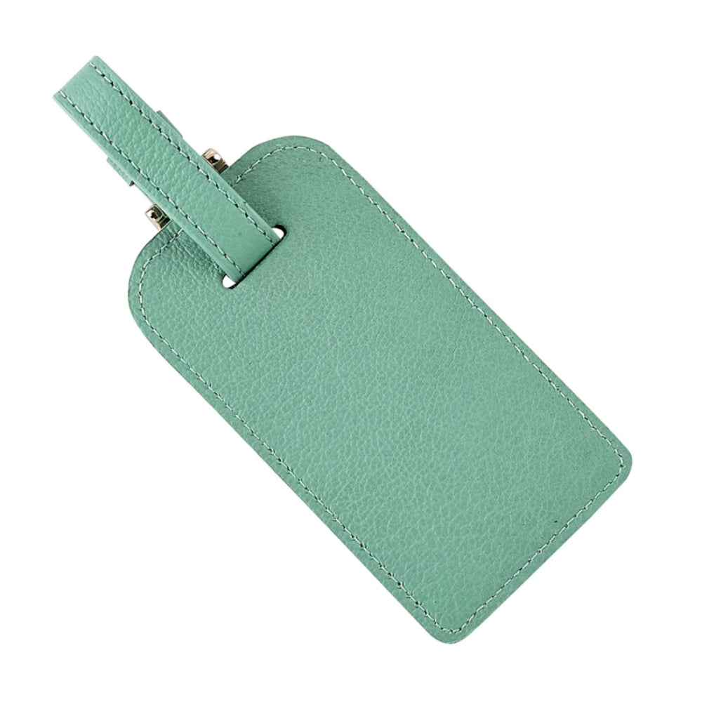 Leather Luggage Tag with Buckle