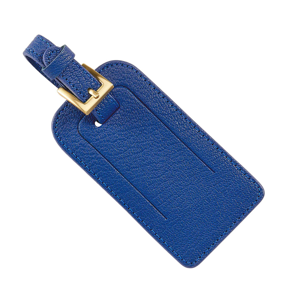 Leather Luggage Tag with Buckle