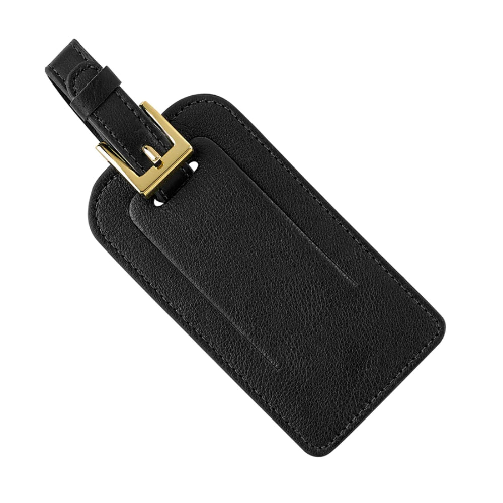 Leather Luggage Tag with Buckle