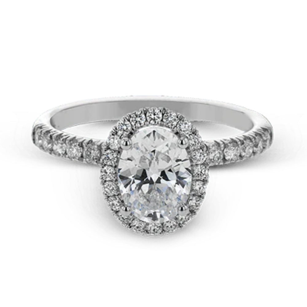 Simon g oval engagement ring deals