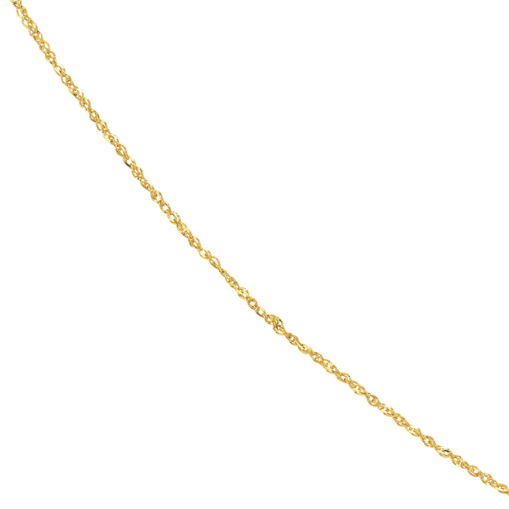 14k Gold Singapore Sparkle Chain