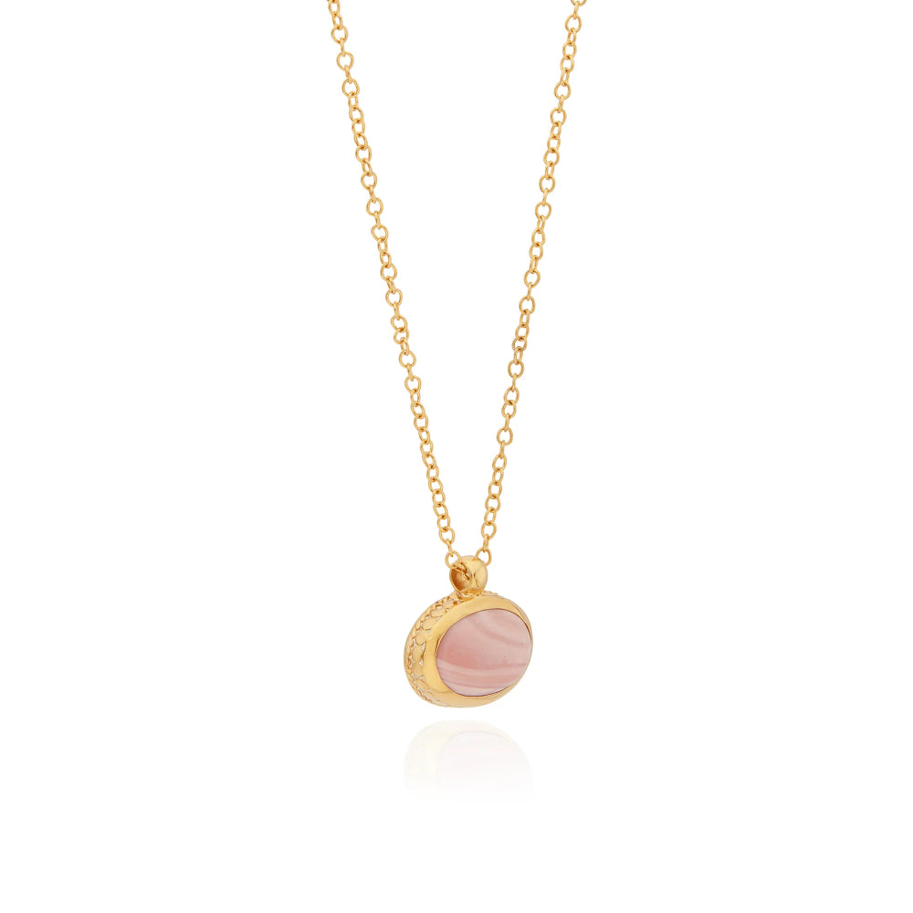 Anna Beck Small Pink Opal Pendant Necklace