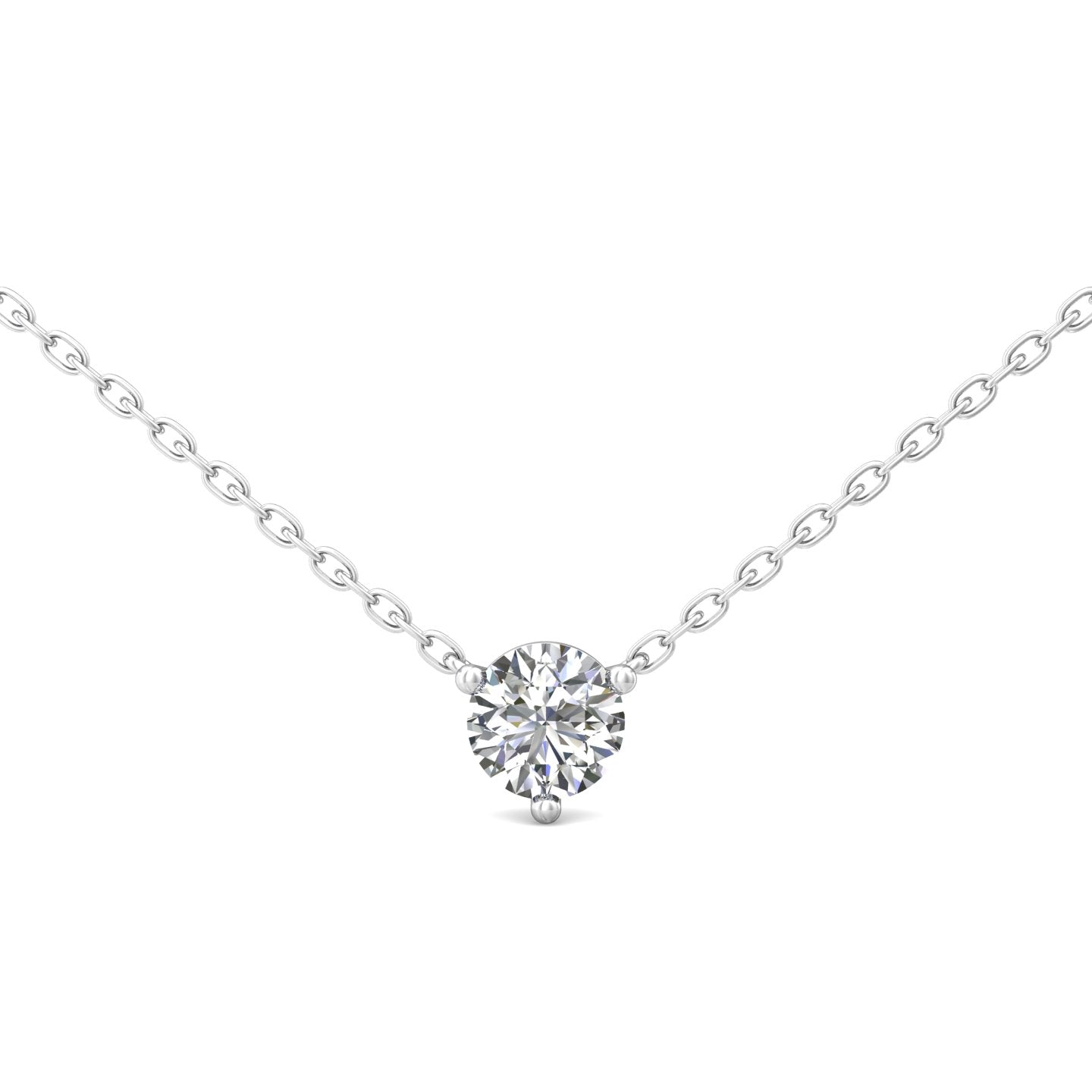 Forever Loved Daughter Heart-Shaped Diamond Pendant Necklace