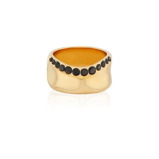 Anna Beck Hypersthene Pavé Rim Ring