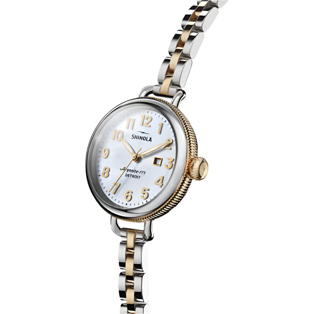 Shinola The Birdy 34mm Two-Tone Quartz Watch