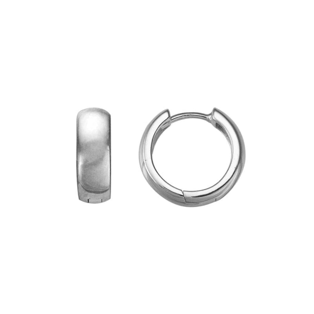 Sterling Silver Small Huggies Hoops