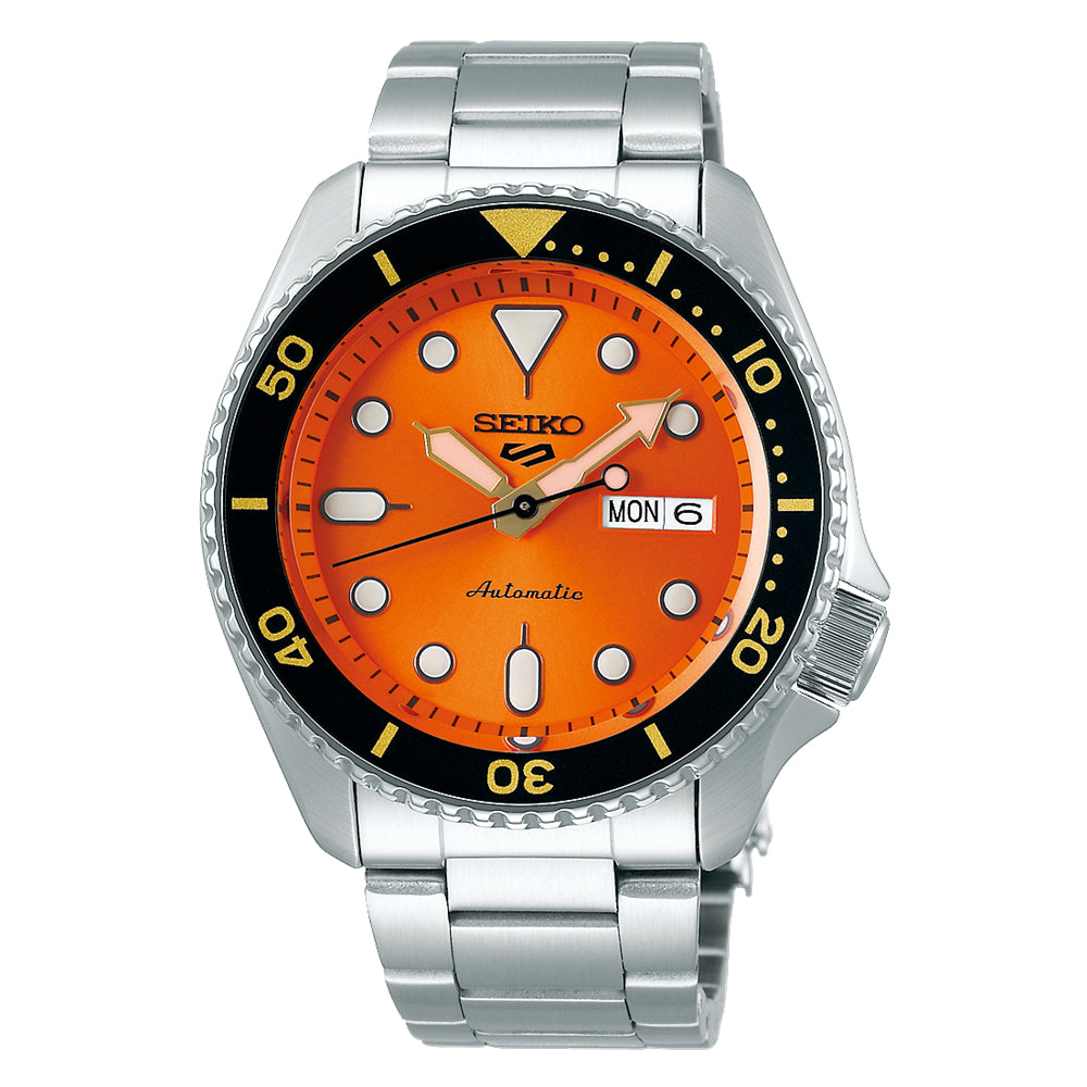 Seiko 5 Sports 42mm Automatic - Orange Dial, SRPD59