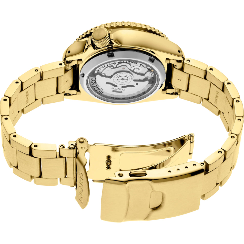 Seiko 5 sports gold sales