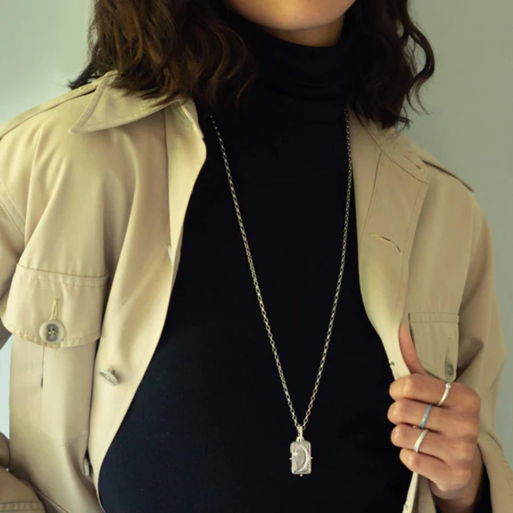 How To Wear Sterling Silver Necklaces by Monica Rich Kosann