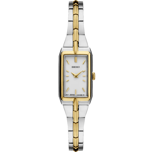 Seiko Essentials Ladies 15mm Analog Two-Tone, SWR044