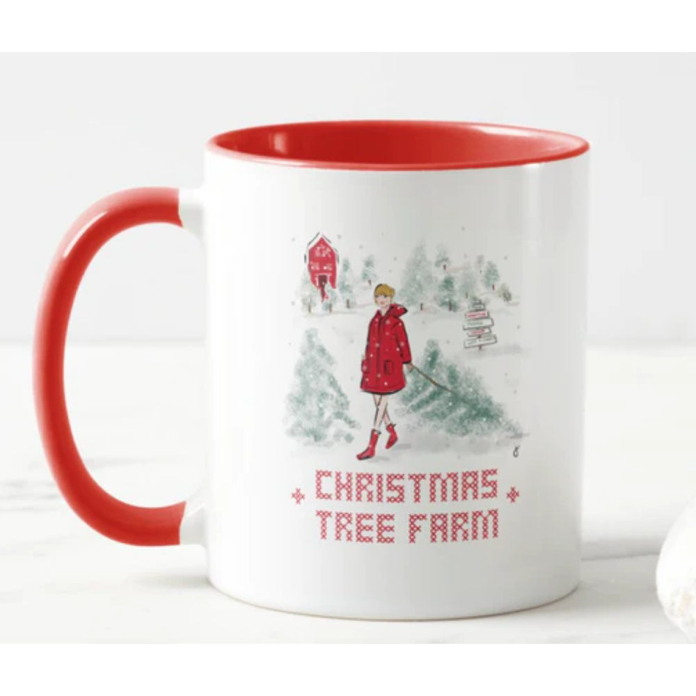 Taylor Swift Christmas Tree Farm Mug