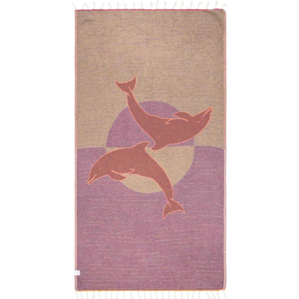 Sand Cloud - Sunset Dolphins Towel