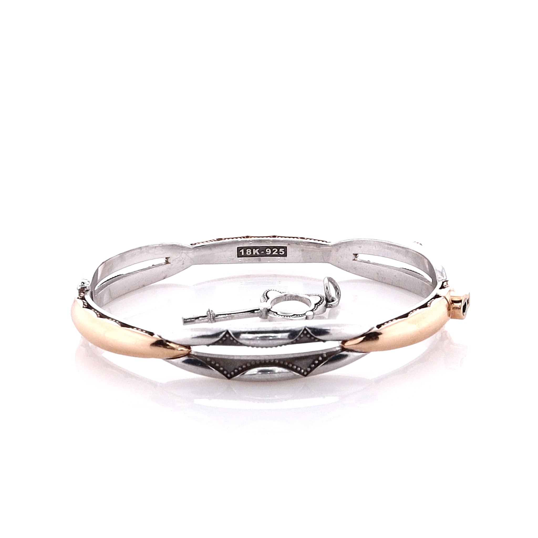 Promise bracelet with key outlet