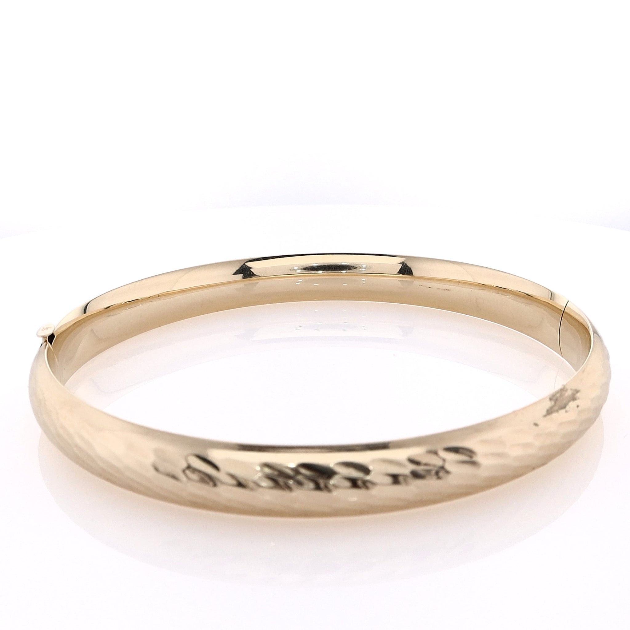 14 kt gold bangle bracelet online