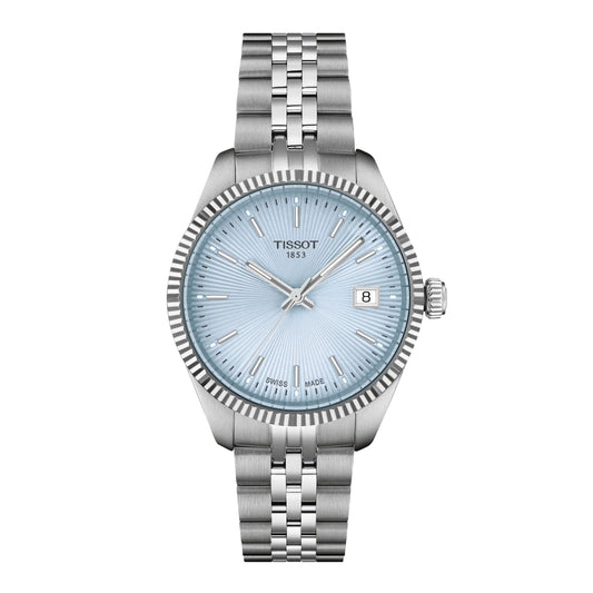 Tissot Ballade 34mm Quartz Watch with Ice Blue Dial