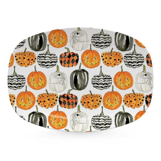 Mariposa Pumpkin Pattern Platter