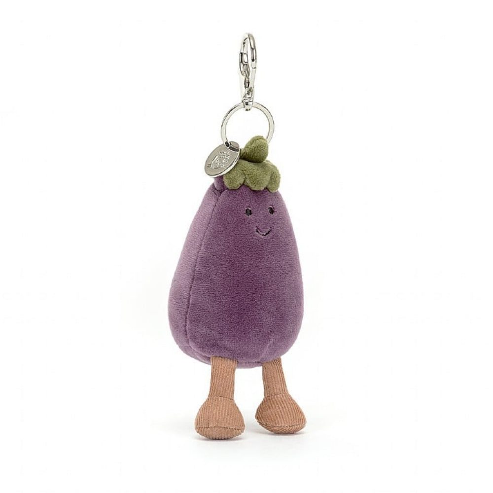 Jellycat Vivacious Eggplant Bag Charm