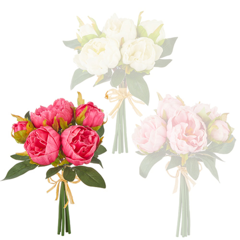 10.5" Real Touch Peony Bundle