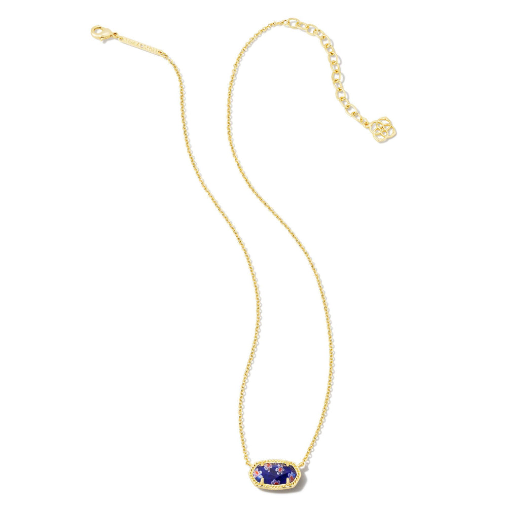 Kendra Scott Gold London Blue Necklace – D'ore Jewelry