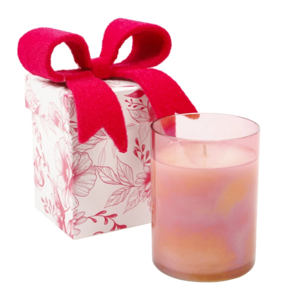 Lux Fragrances Lovers Lane Flower Box 8oz Candle in Gift Box