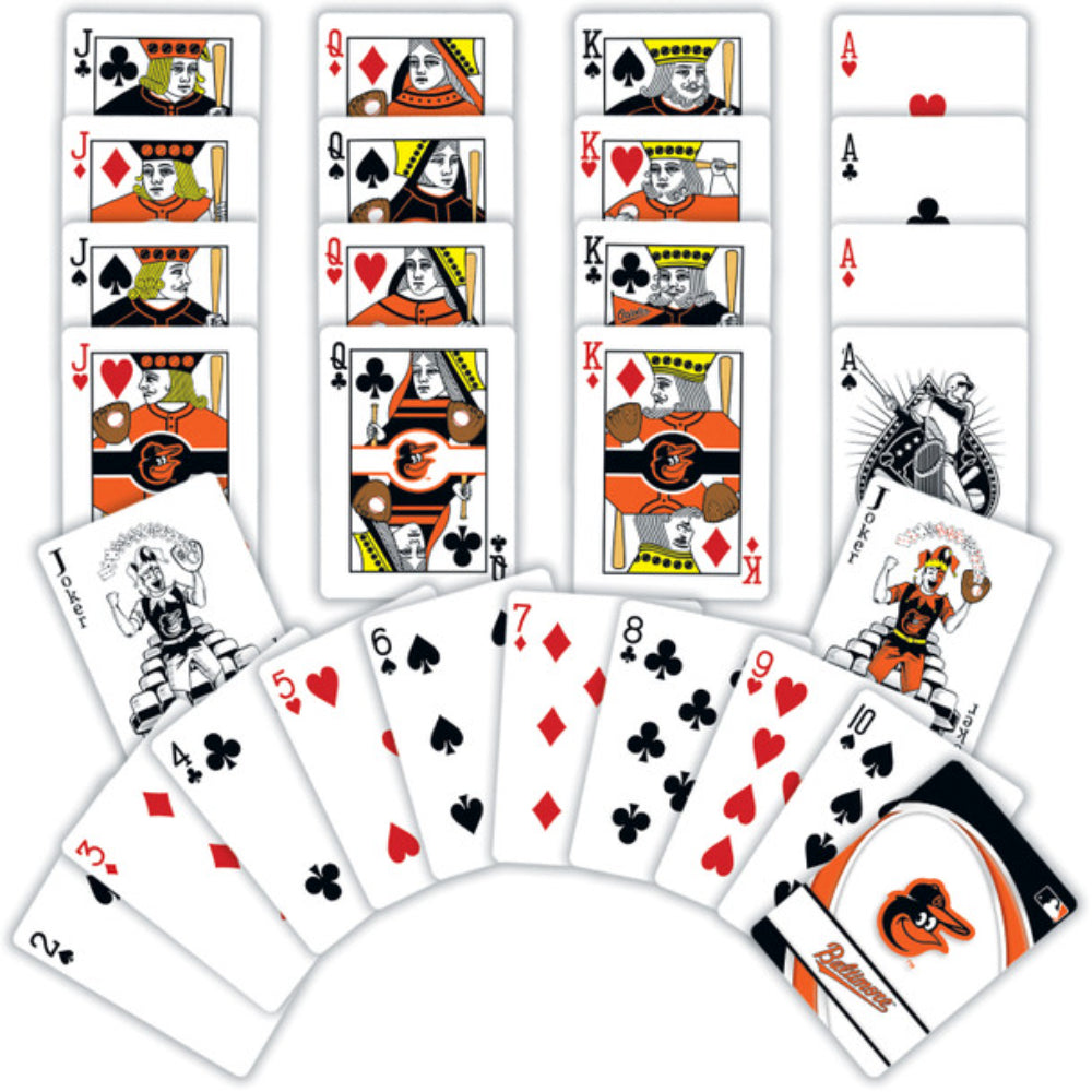 Masterpieces Puzzles MLB Baltimore Orioles Playing Cards-54 Card Deck