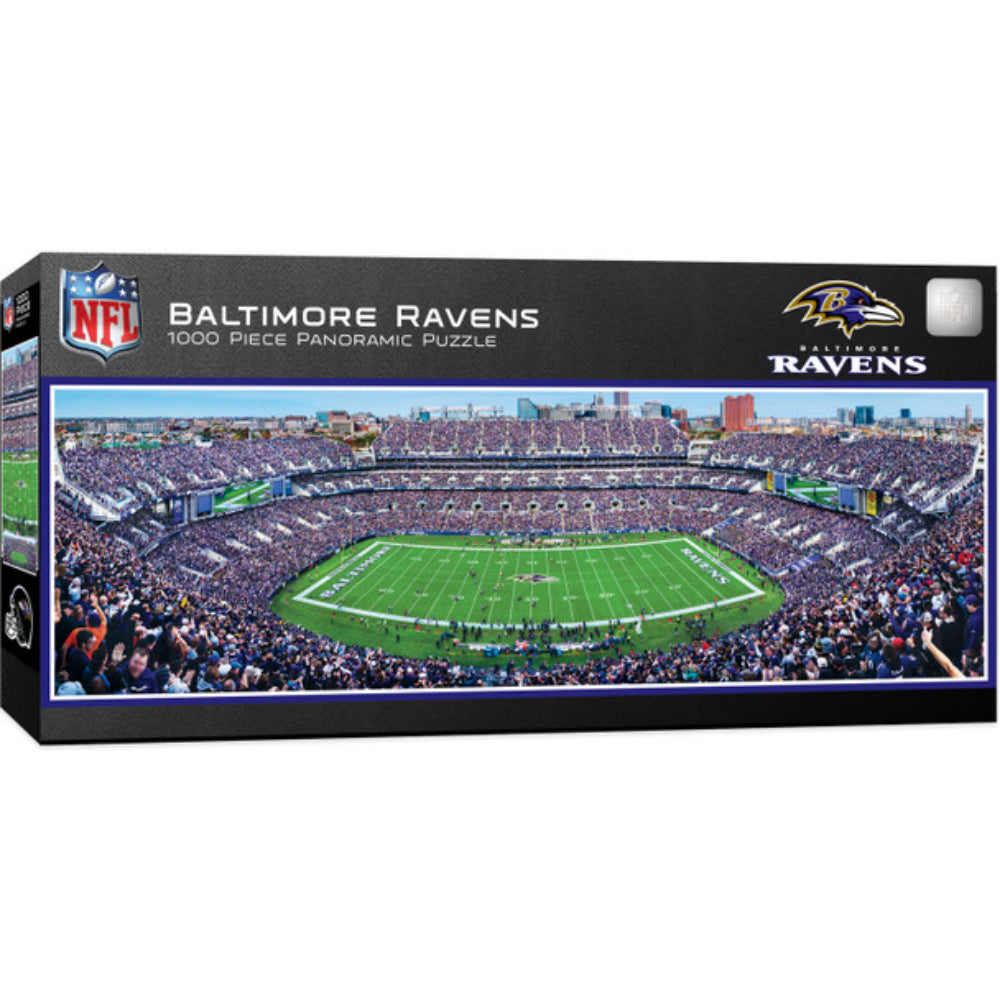 Masterpieces Puzzles NFL Baltimore Ravens Stadium Panoramic Puzzle - 1000 Piece