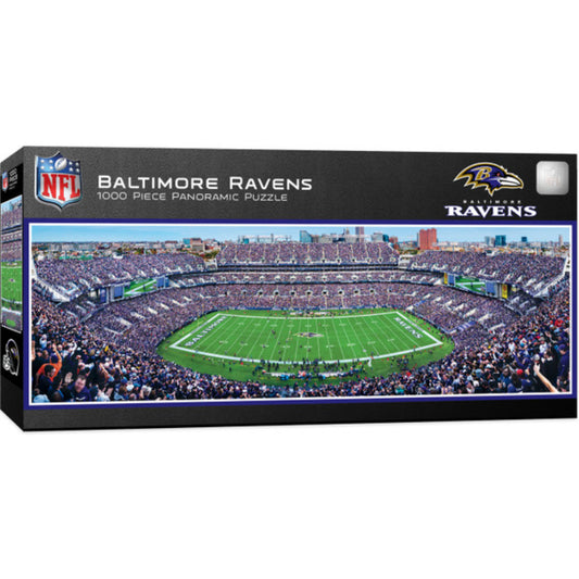 Masterpieces Puzzles NFL Baltimore Ravens Stadium Panoramic Puzzle - 1000 Piece