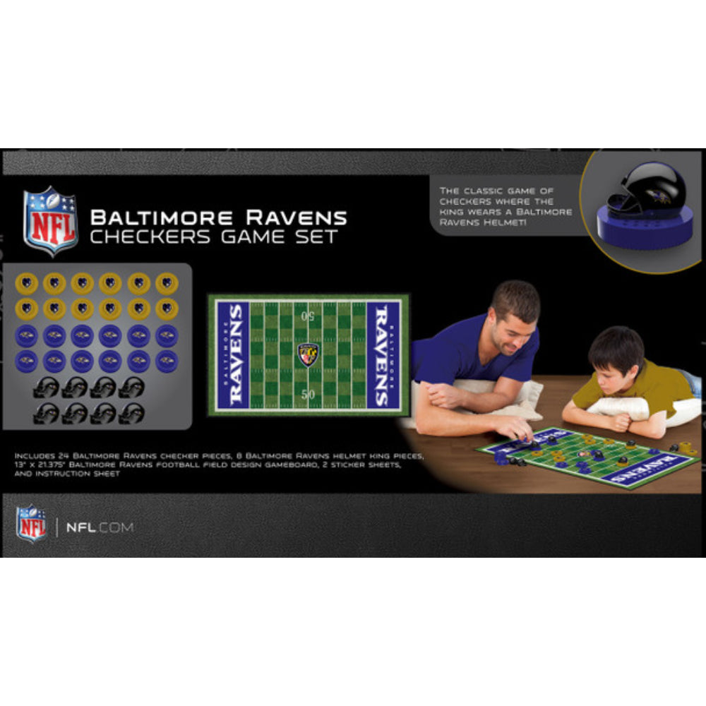 Masterpieces Baltimore Ravens Checkers