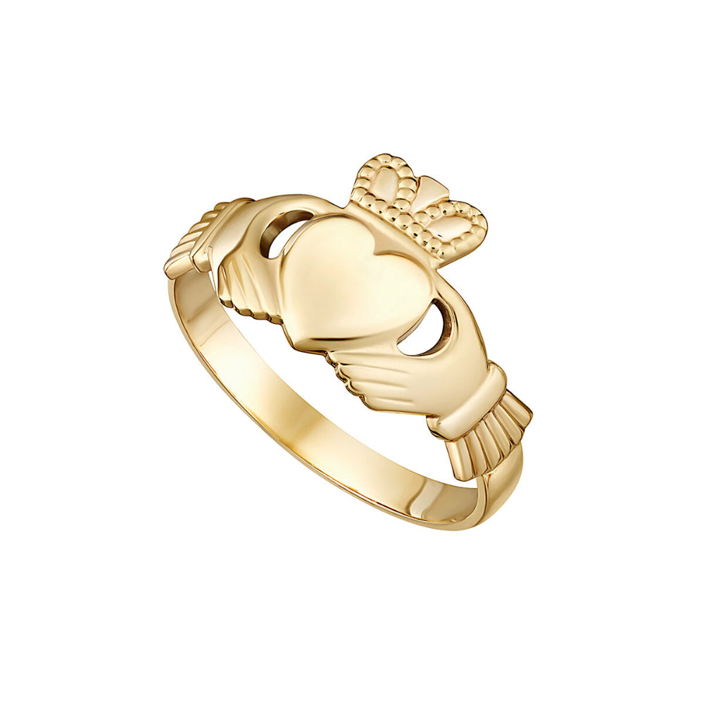 14k Gold Maids Claddagh Ring