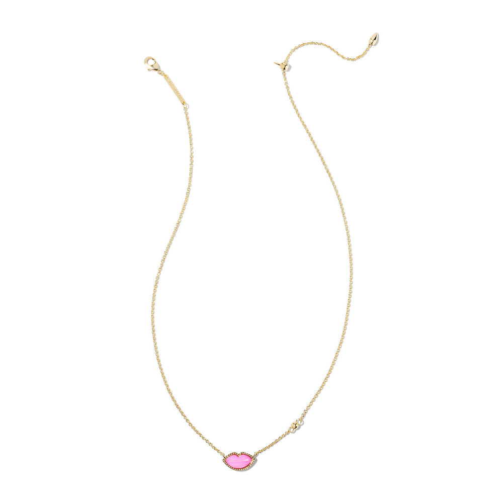 Kendra Scott Mother of Pearl Lips Pendant Necklace