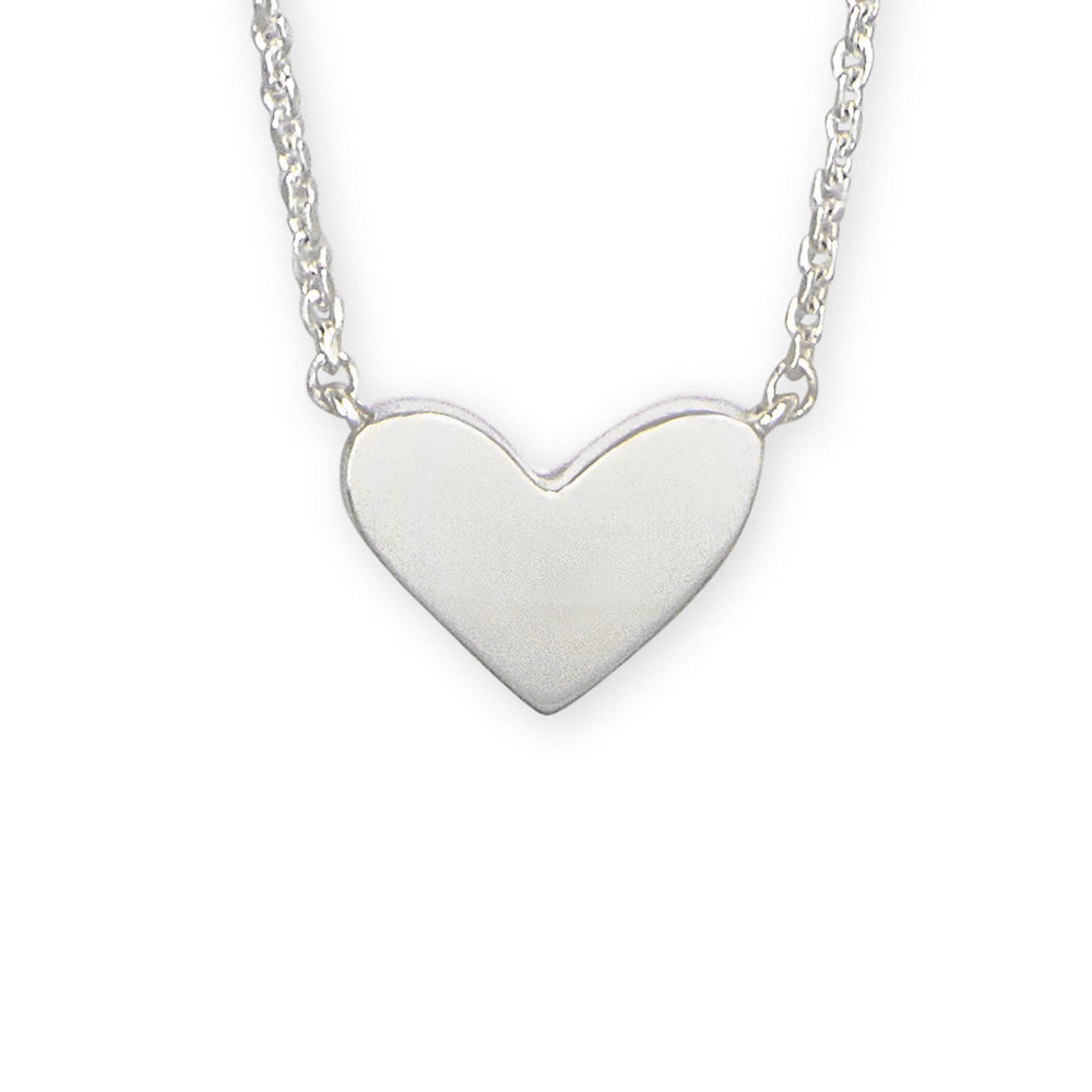 Kendra Scott Ari Heart Short Pendant Necklace in Sterling Silver