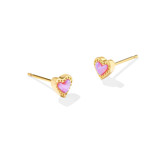 Kendra Scott Mini Ari Heart Stud Earrings