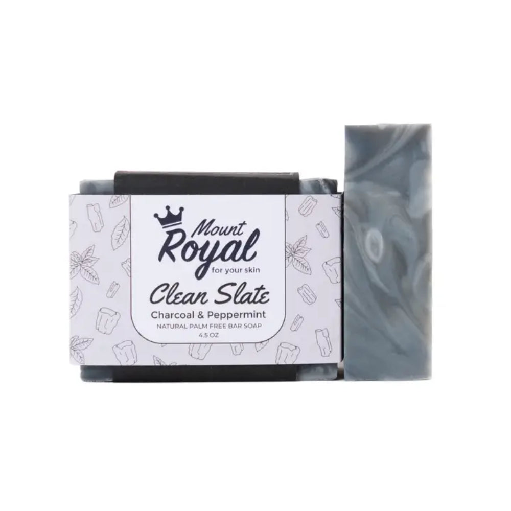 Mount Royal Soaps Clean Slate - Charcoal & Peppermint Bar Soap