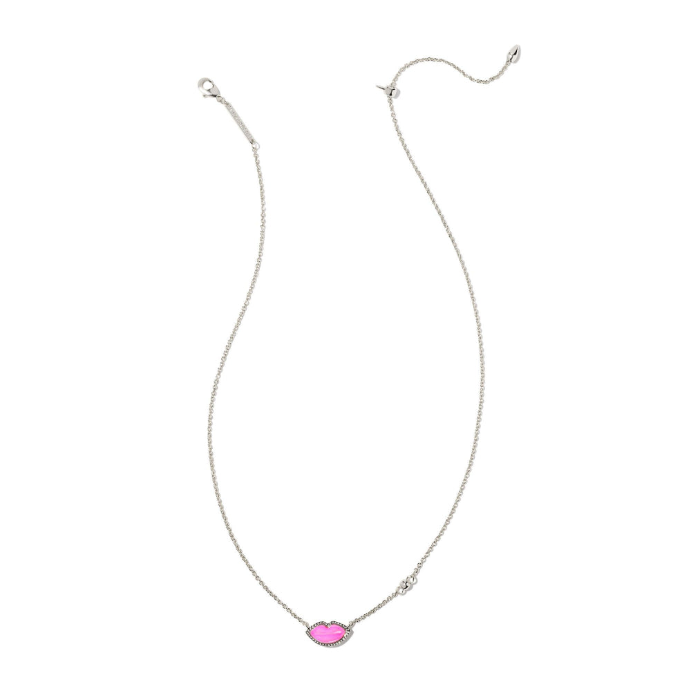 Kendra Scott Mother of Pearl Lips Pendant Necklace