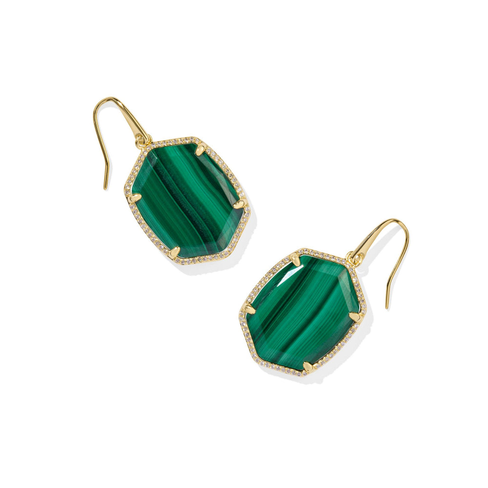 Kendra Scott Daphne Pave Frame Drop Earrings